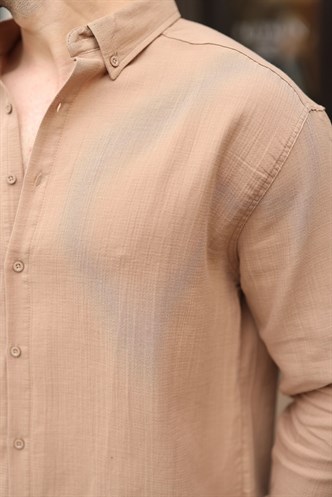 Camel Gömlek Pantolon Erkek İkili Takım E7322