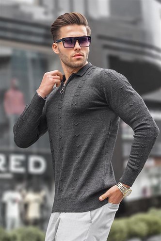 Anthracite Knitwear Sweater 5606