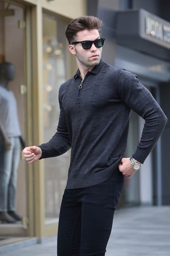 Anthracite Knitwear Sweater 5606