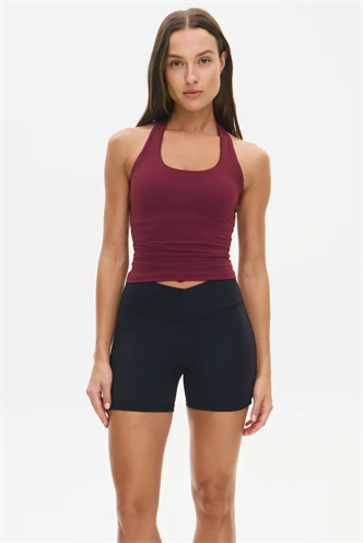 Bordo Halter Yaka Kadın Atlet MG2680