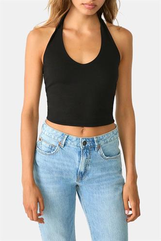 Siyah Halter Yaka Kadın Atlet Mg2529