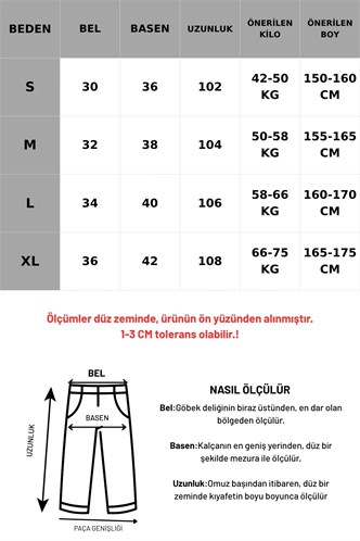 Beyaz Stoperli Barrel Fit Şardonlu Kadın Eşofman Altı MG2687