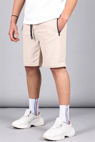 Bej Regular Fit Basic Erkek Şort  5464 