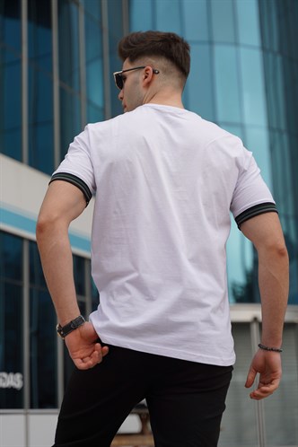 Beyaz Basic Erkek Tişört