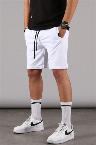 Beyaz-Siyah-Füme Regular Fit 3lü Şort Seti 5790