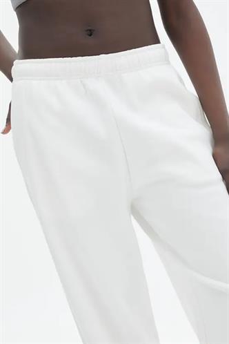 Beyaz Wide Leg Basic Eşofman Altı MG1916