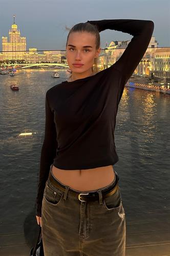 Siyah Basic Slim Kadın Body MG1994