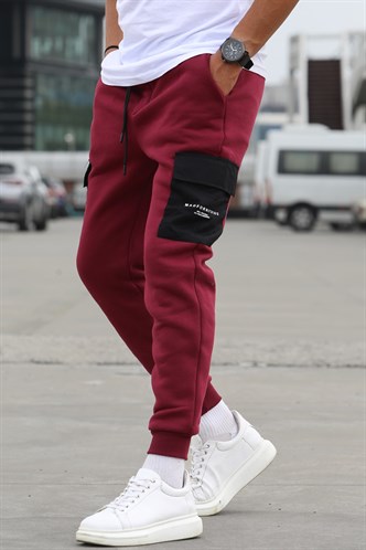 Maroon Jogger Sweatpants 5475