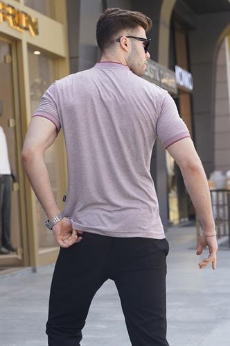 Bordo Hakim Yaka Erkek Polo Tişört 6107