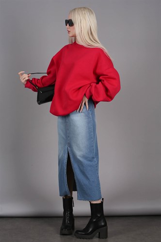 Ice Blue Jeans Skirt MG1558