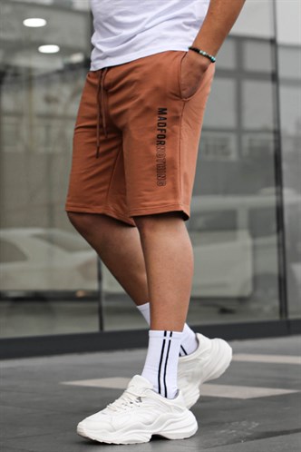 Camel Erkek Baskılı Kapri Şort 5403