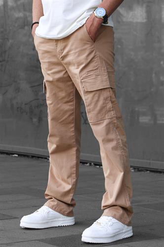 Camel Erkek Kargo Cep Baggy Pantolon 6811