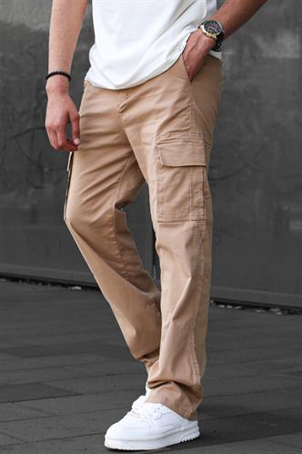 Camel Erkek Kargo Cep Baggy Pantolon 6811