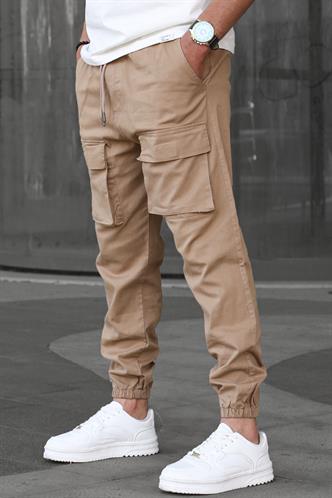 Camel Kargo Cep Erkek Jogger Pantolon 6812