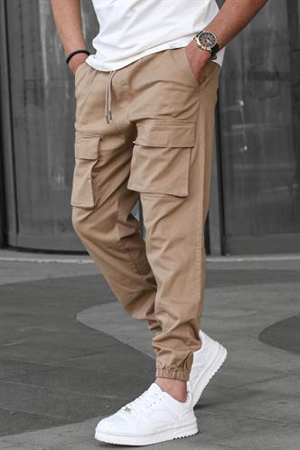 Camel Kargo Cep Erkek Jogger Pantolon 6812