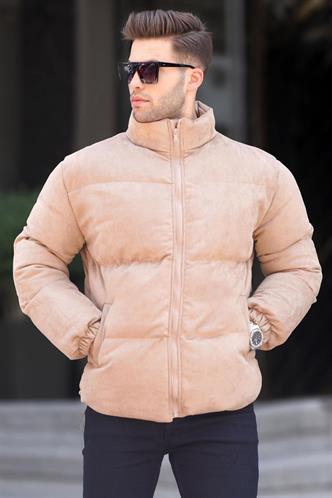 Camel Nubuk Erkek Şişme Mont 6802