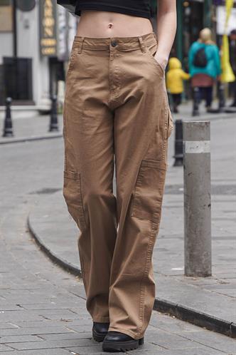 Camel Straight Fit Kargo Pantolon MG1601