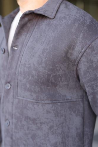 Antrasit İçi Polarlı Gömlek Ceket E6767