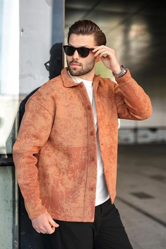 Kahverengi İçi Polarlı Gömlek Ceket E6767