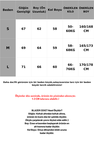 Lacivert Keten Blazer Kadın Ceket Mg2443
