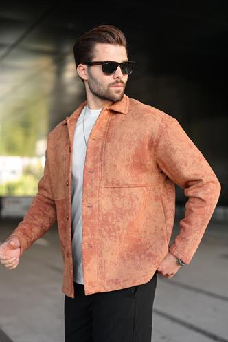 Kahverengi İçi Polarlı Gömlek Ceket E6767