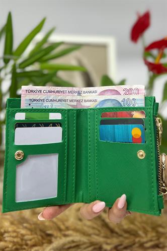 Mavi Kapatmalı Kağıt Para Bölmeli Kartlık MG2109
