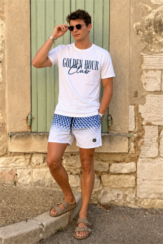 Navy Blue Basic Swim Shorts 5778