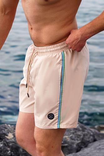 Taş Yandan Şeritli Cepli Erkek Deniz Şortu 7212