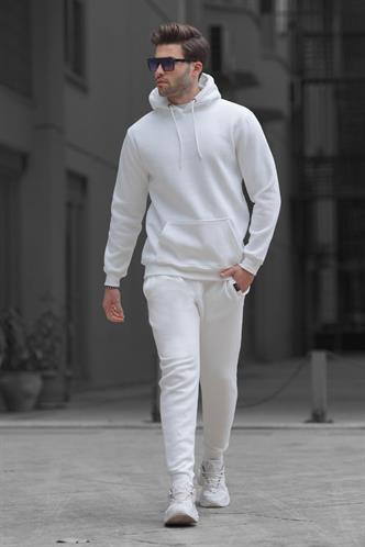 Ekru Kapşonlu Basic Eşofman Takımı 5905