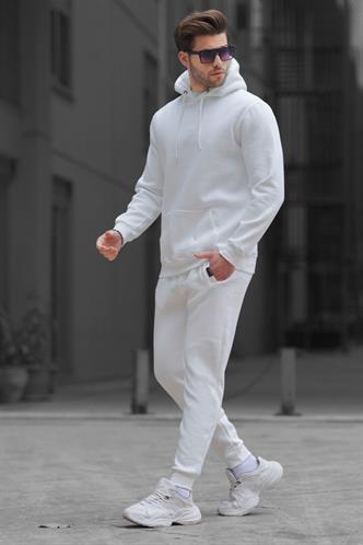 Ekru Kapşonlu Basic Eşofman Takımı 5905