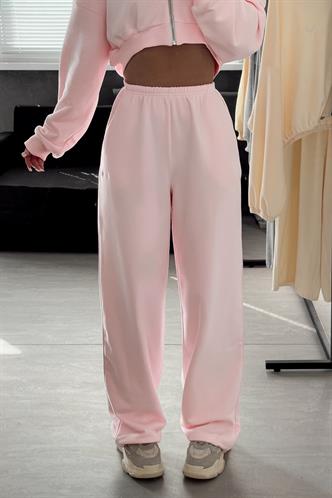 Pembe Barrel Fit Kadın Eşofman Altı MG2553