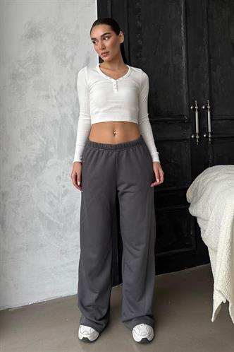 Füme Bol Paça Kadın Eşofman Altı MG2279