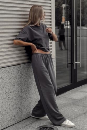 Füme Barrel Fit Kadın Eşofman Altı MG2553