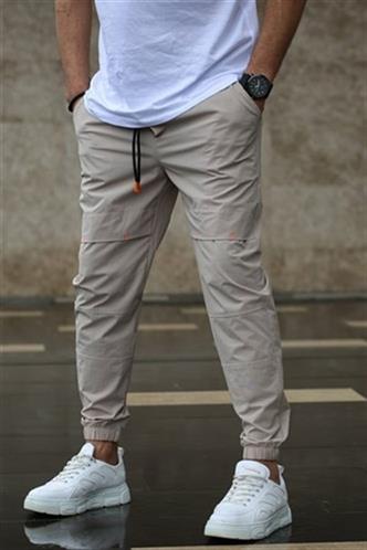 Madmext Basic Bej Eşofman 5412