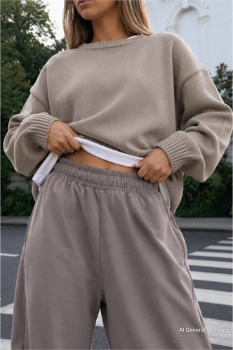 Füme Comfort Fit Basic Eşofman Altı MG1635