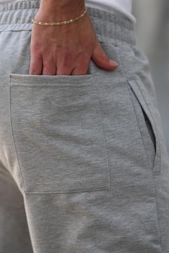 Gri Rahat Kesim Erkek eşofman Altı E6575
