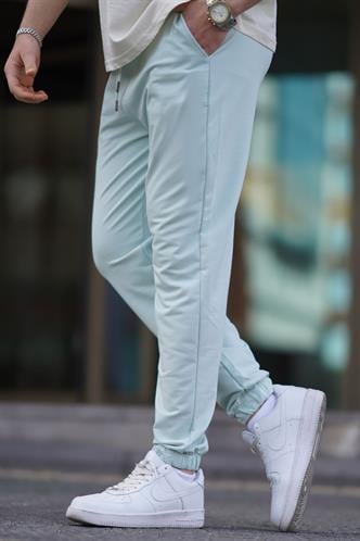 Mint Yeşili Basic Paçası Lastikli Erkek Eşofman 5494