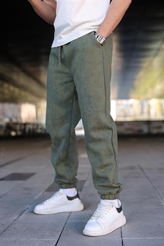 Haki Batik Desenli Jogger Eşofman Altı E6582