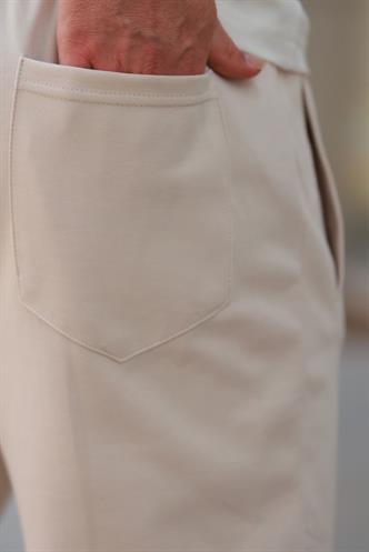 Bej Manşetli Erkek Eşofman Altı E6570