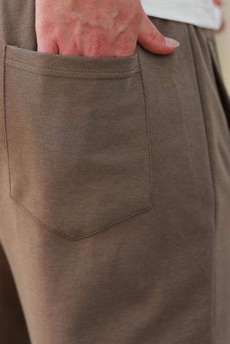 Kahverengi Manşetli Erkek Eşofman Altı E6570