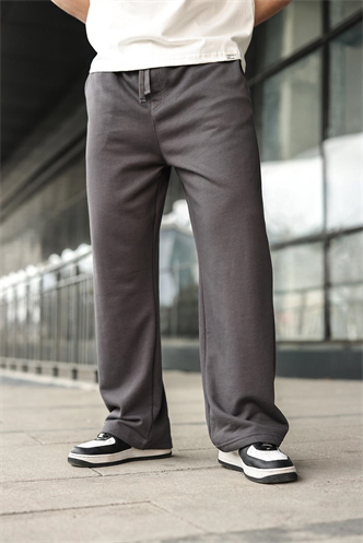 Füme Rahat Kesim Bol Paça Erkek Eşofman Altı E6589