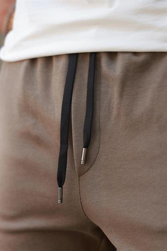 Kahverengi Manşetli Erkek Eşofman Altı E6570