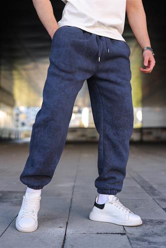 Lacivert Batik Desenli Jogger Eşofman Altı E6582