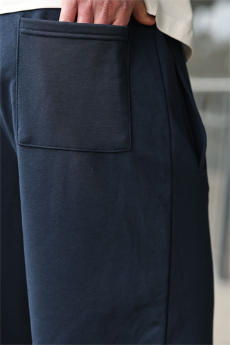 Lacivert Bol Paça Erkek Eşofman Altı E6587