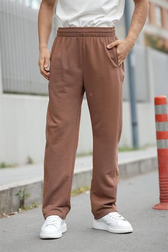  Madmext Kahverengi Rahat Kesim Erkek Eşofman Altı E6560