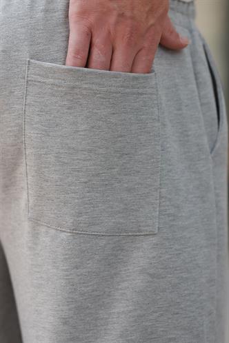 Gri Rahat Kesim Paçası Lastikli  Erkek Eşofman Altı E6573