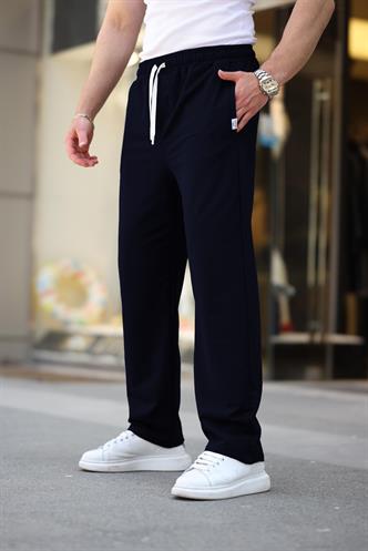 Lacivert Rahat Kesim Erkek Eşofman Altı E6575