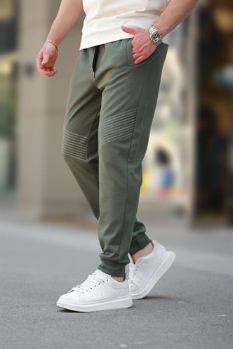 Haki Manşetli Erkek Eşofman Altı E6570