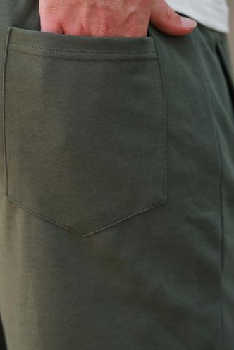 Haki Manşetli Erkek Eşofman Altı E6570