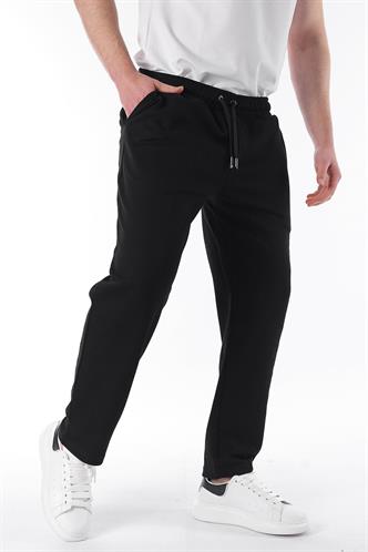 Siyah Beli Ayarlanabilir Eşofman Altı 6554